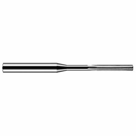 HARVEY TOOL 0.830 mm Reamer dia x 6.500 mm Margin Length Carbide Reamer, 4 Flutes RSC0830